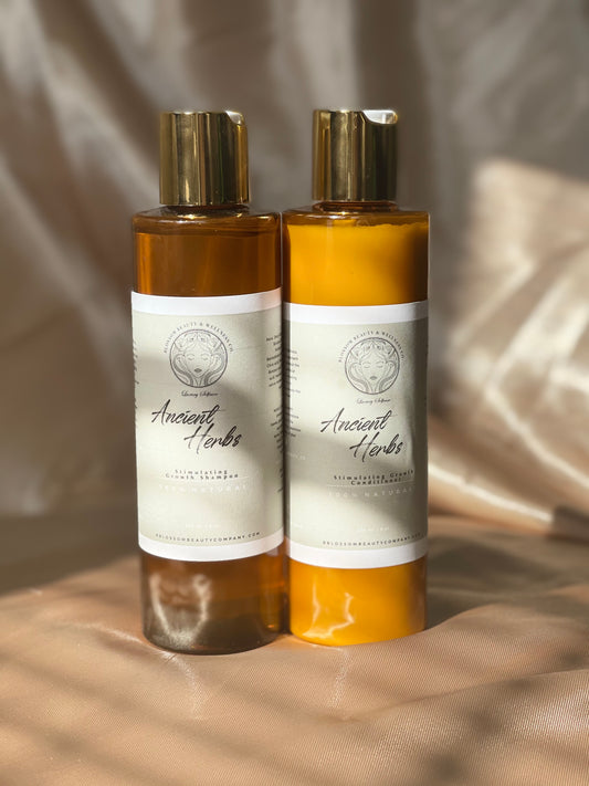 Ancient herbs stimulating growth shampoo & conditioner bundle