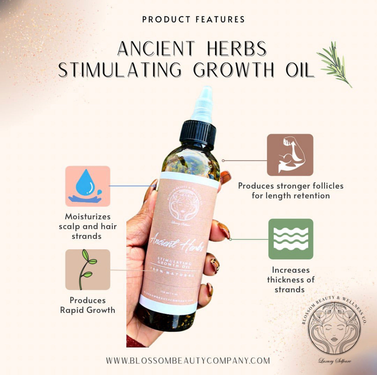 Ancient Herbs Stimulating Growth Oil